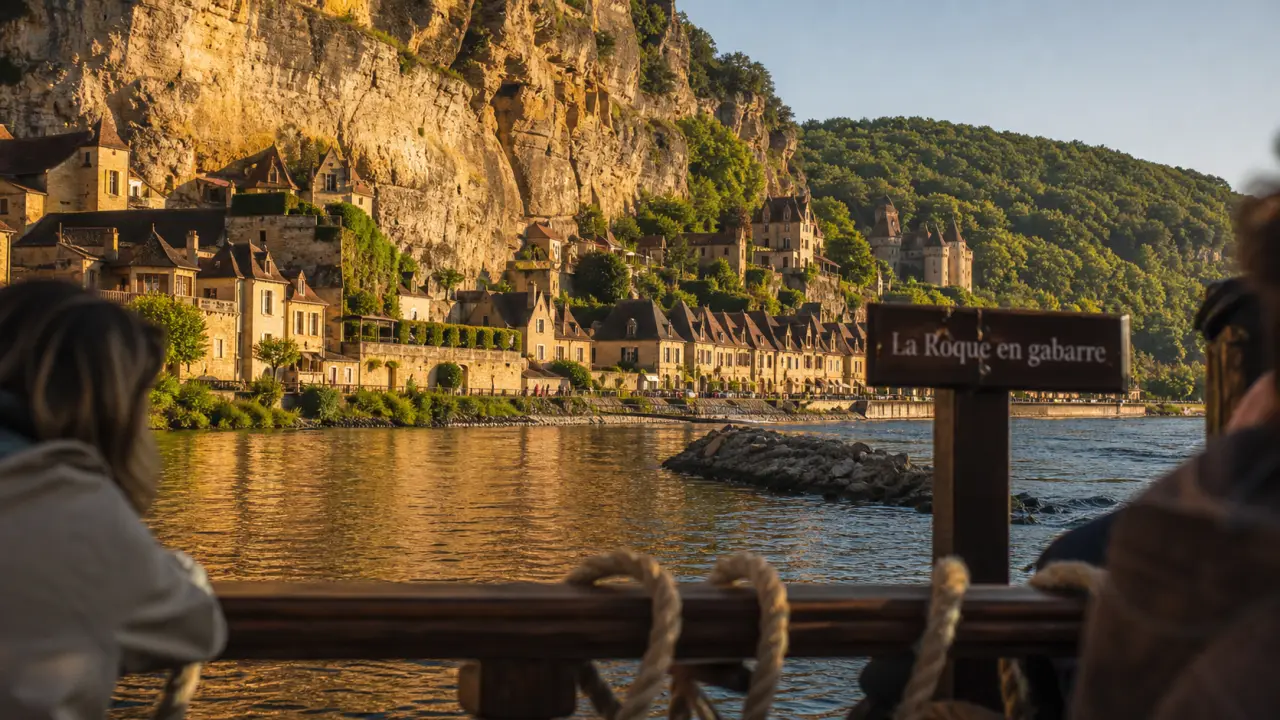 Gabarre sur la Dordogne, tarif près de La Roque-Gageac