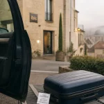 hotel ibis perigord noir près de Sarlat, portière de voiture et parking