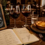 Restaurants in Dordogne : table en Périgord avec menu terroir et vin