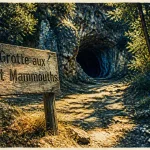 Panneau « Grotte aux Cent Mammouths » à Rouffignac Périgord Noir
