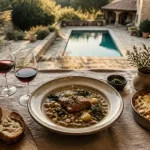 Table d'hote perigord noir : table de ferme, soupe paysanne et truffade près de Sarlat
