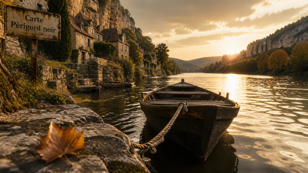 Barque sur la Dordogne pour visiter Périgord noir