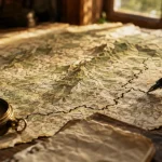 carte dordogne perigord noir : villages et rivières, itinéraire