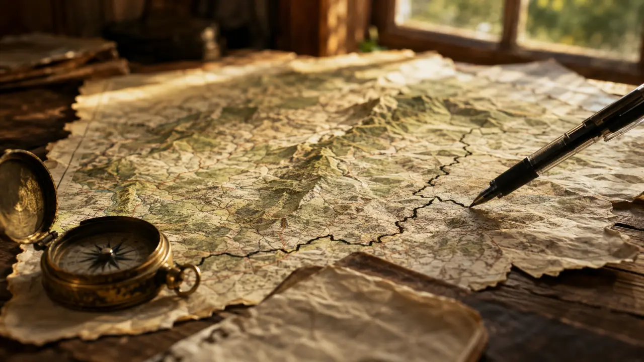 carte dordogne perigord noir : villages et rivières, itinéraire