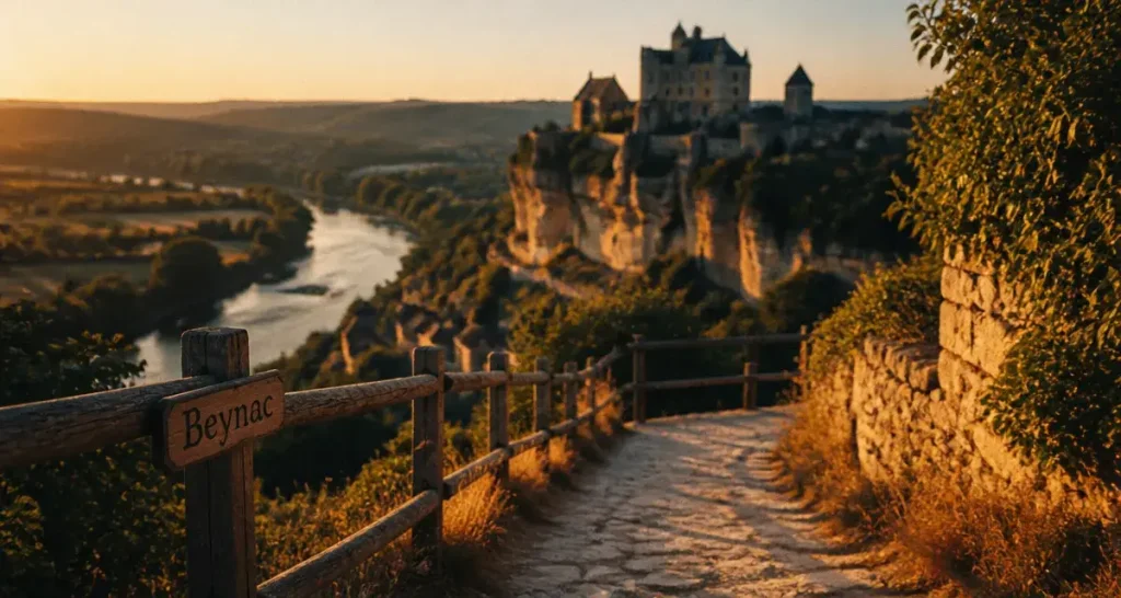 Chateau a visiter perigord noir : Beynac, belvédère sur la Dordogne