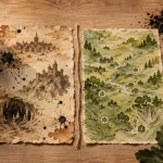 Difference perigord noir et vert : carte Sarlat et Brantôme, vallons verts
