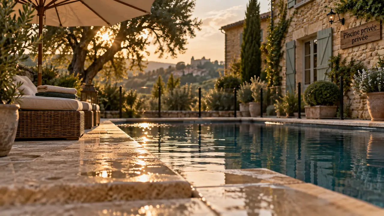 Gites perigord noir avec piscine privée, terrasse et piscine
