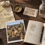 Lieux a visiter perigord : plan des villages et grottes, Sarlat au soleil