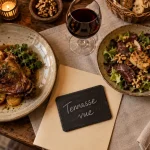 Meilleur restaurant perigord noir : vue terrasse