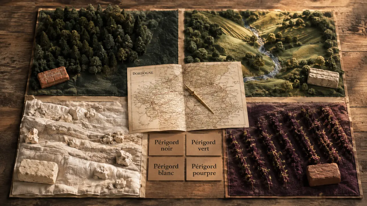 Perigord noir vert blanc et rouge : choisir son séjour
