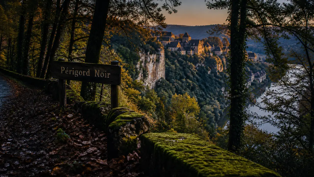 Pourquoi perigord noir : forêt sombre, village ocre et Dordogne