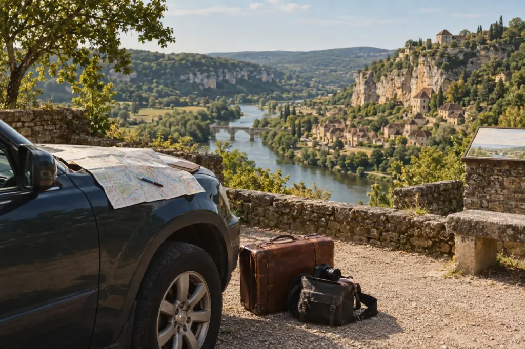 Que faire en perigord noir aujourd’hui : itinéraire Dordogne depuis un belvédère