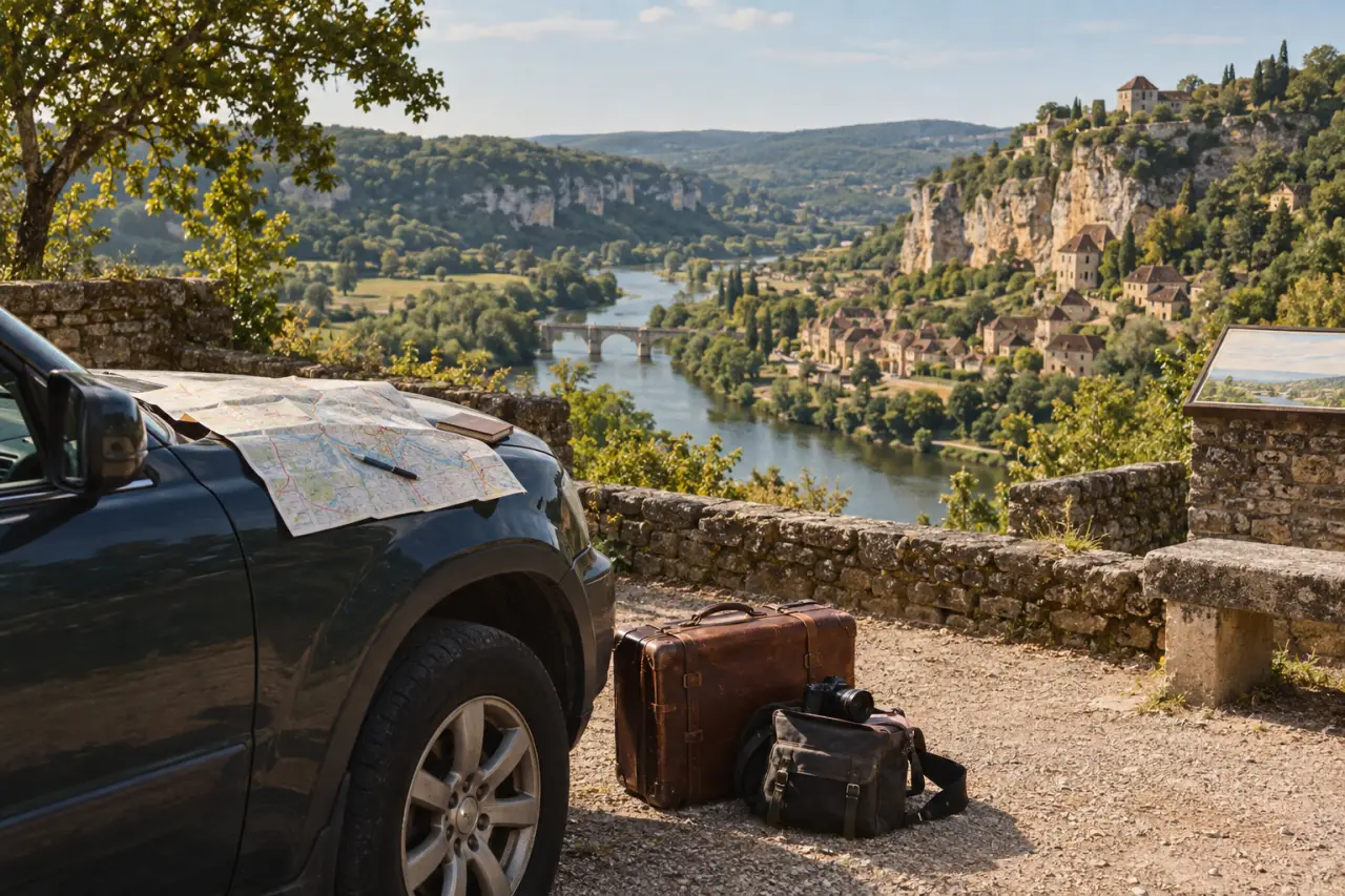 Que faire en perigord noir aujourd’hui : itinéraire Dordogne depuis un belvédère