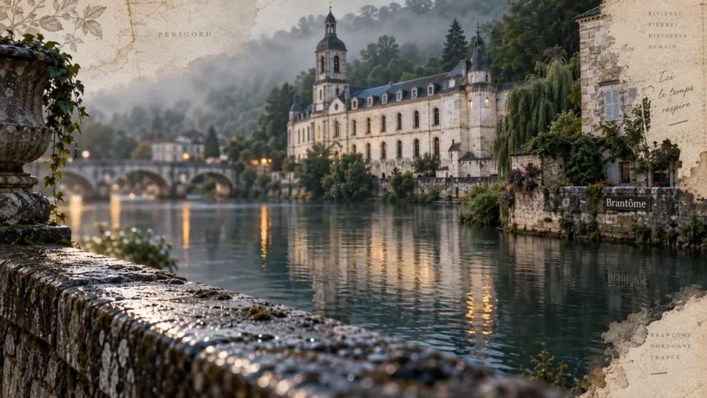 Que visiter dans le perigord vert : Brantôme au bord de la Dronne
