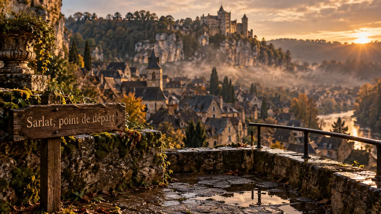 Que voir dans le perigord noir : Sarlat sur la Dordogne