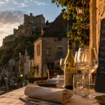 Terrasse restaurant La Petite Tonnelle, restaurants beynac dordogne à Beynac-et-Cazenac