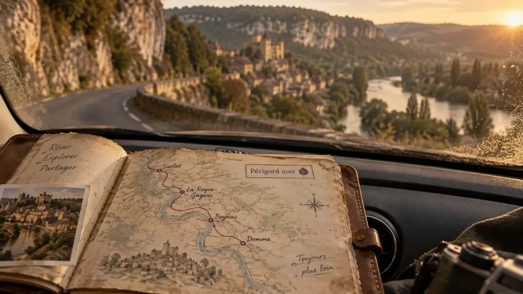 Sites a visiter en perigord : route sinueuse, grottes et villages du Périgord noir