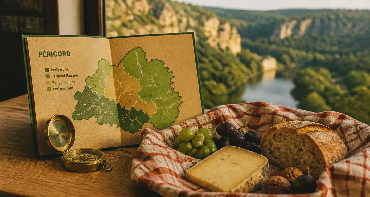 Visiter le perigord en famille : carte et pique-nique au calme