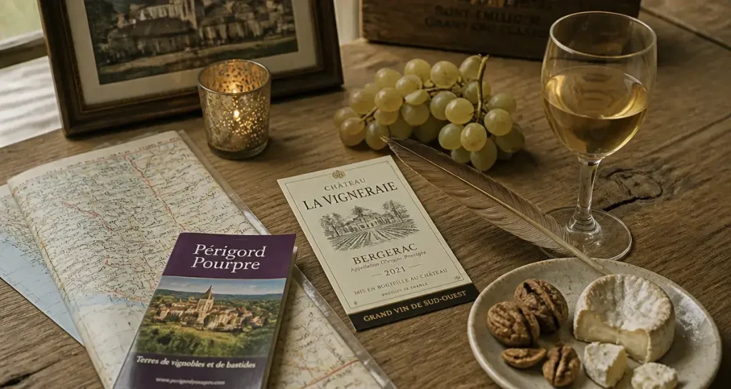 Visiter le perigord pourpre : carte et vin, Bergerac et bastides