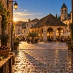 Visiter villefranche du perigord : bastide, halle et saveurs forestières