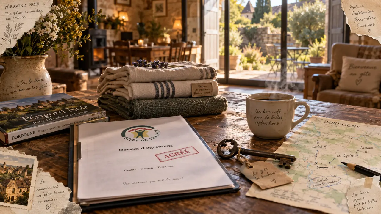 Location gite de france perigord noir : intérieur de gîte