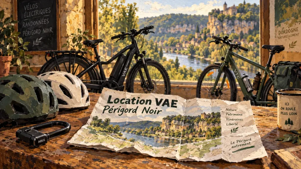 Location velo perigord noir : VAE, bases de départ et conseils