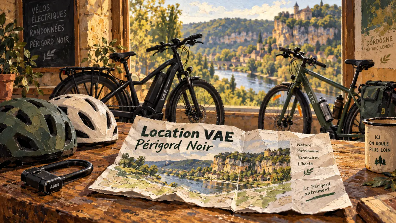 Location velo perigord noir : VAE, bases de départ et conseils
