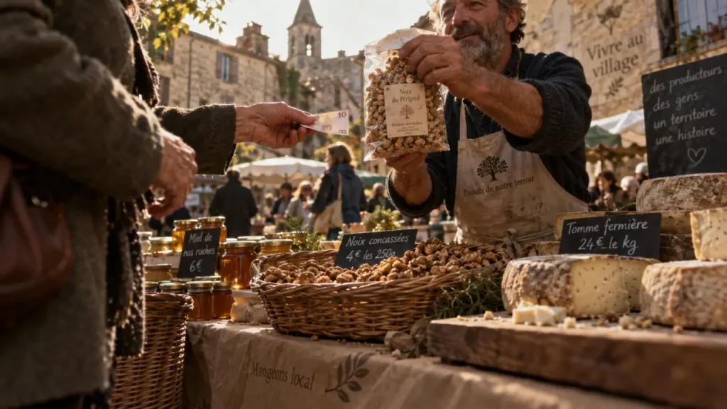 Marché producteur Périgord Noir : acheter local sans rater les nocturnes d’été